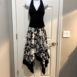 Black and white dress